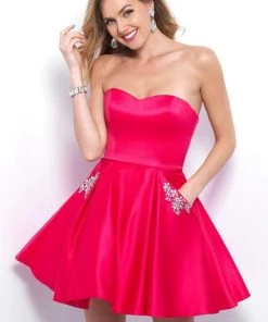 Blush By Alexia Designs Cocktail Dresses Intrigue - 363 Strapless Sweetheart A-line Dress