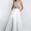 Blush By Alexia Designs Formal Gowns Intrigue - 411 Two Piece Shimmer Beaded Mikado A-line Gown