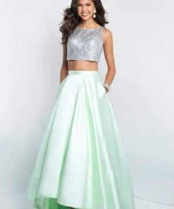 Blush By Alexia Designs Intrigue - 419 Two Piece Bateau A-line Dress