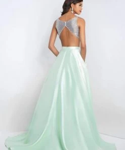 Blush By Alexia Designs Intrigue - 419 Two Piece Bateau A-line Dress