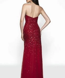 Blush By Alexia Designs Intrigue By Blush - 512 Bedazzled Sweetheart Sheath Dress 6 Blush By Alexia Designs Intrigue By Blush - 512 Bedazzled Sweetheart Sheath Dress