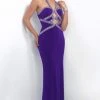 Blush By Alexia Designs Intrigue - Halter Neckline Crystal Embellished Gown 163 Formal Gowns