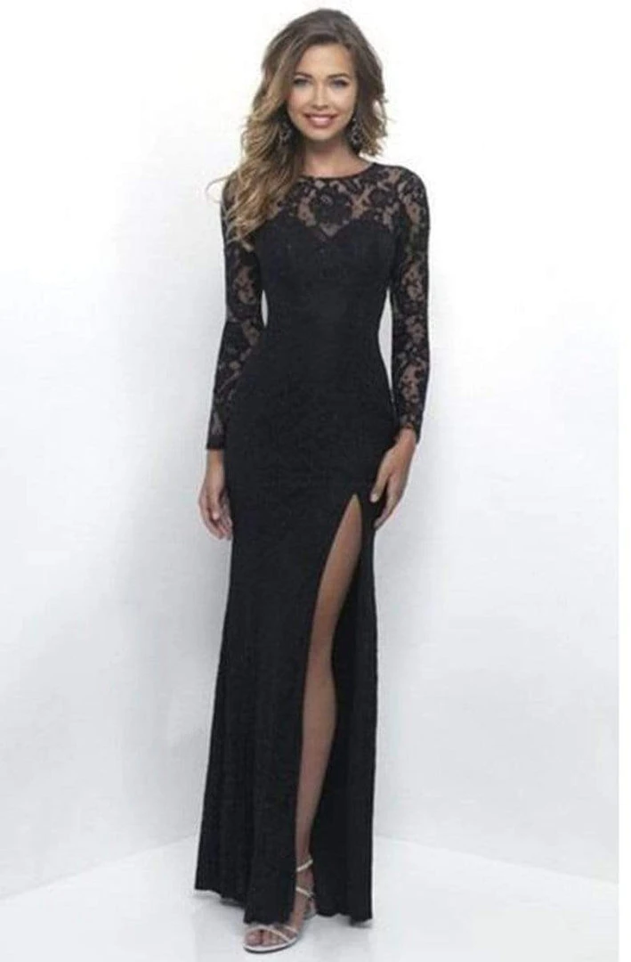 Blush By Alexia Designs Formal Gowns Intrigue - Long Sleeve Lace Sheath Evening Gown 258 3 Blush By Alexia Designs Formal Gowns Intrigue - Long Sleeve Lace Sheath Evening Gown 258