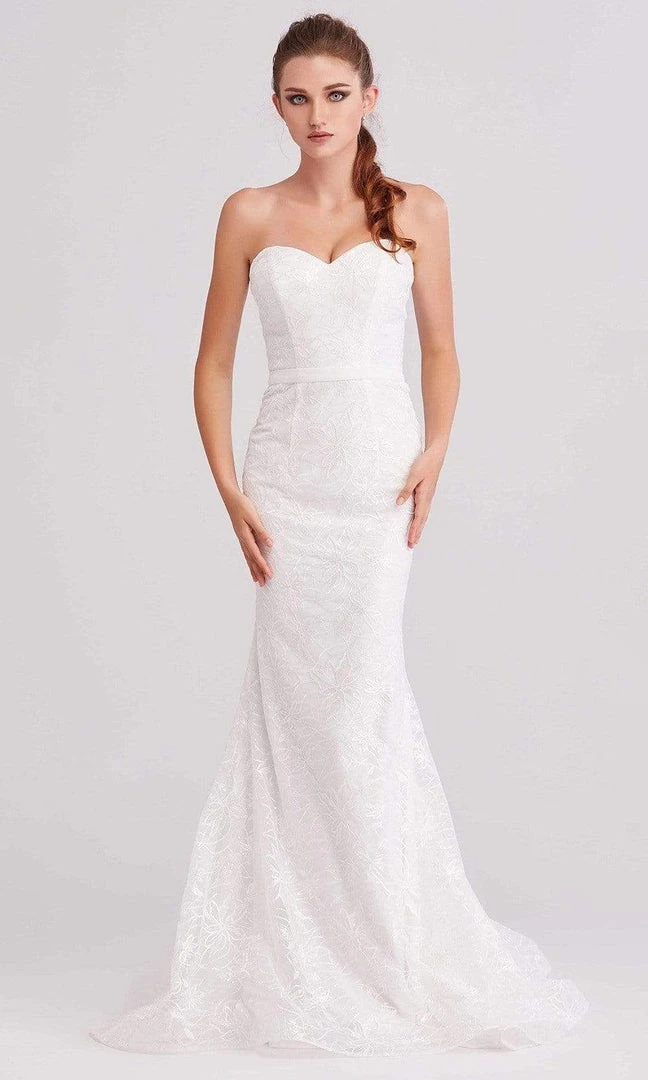 J'Adore Dresses - J15012 Beaded Lace Sweetheart Mermaid Dress Formal Gowns 3 J'Adore Dresses - J15012 Beaded Lace Sweetheart Mermaid Dress Formal Gowns