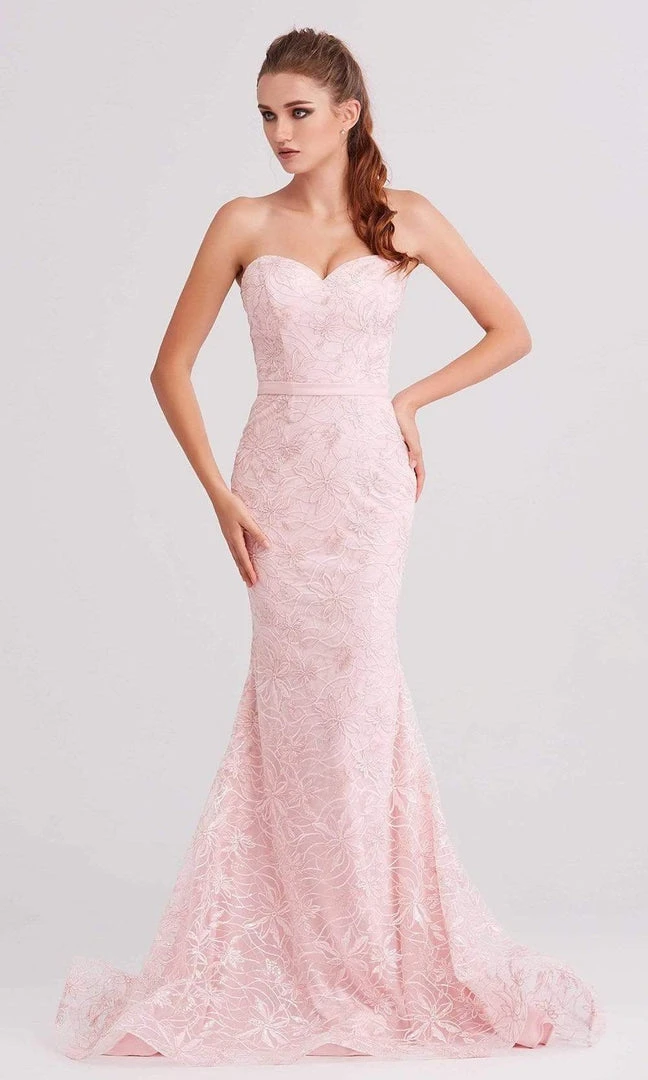 J'Adore Dresses - J15012 Beaded Lace Sweetheart Mermaid Dress Formal Gowns 6 J'Adore Dresses - J15012 Beaded Lace Sweetheart Mermaid Dress Formal Gowns