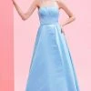 Formal Gowns J'Adore Dresses - J16012 Sweetheart Open Back Pleated Satin Ball Gown 1 Formal Gowns J'Adore Dresses - J16012 Sweetheart Open Back Pleated Satin Ball Gown