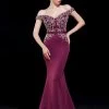 J'Adore Dresses - J12009 Beaded Off Shoulder Long Mermaid Gown Formal Gowns 2 J'Adore Dresses - J12009 Beaded Off Shoulder Long Mermaid Gown Formal Gowns
