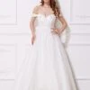 J'Adore Dresses - J12036 Off Shoulder Sweetheart Neckline A-Line Tulle Gown 1 J'Adore Dresses - J12036 Off Shoulder Sweetheart Neckline A-Line Tulle Gown
