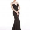 J'Adore Dresses - J12038 Strappy Plunging V-Neck Mermaid Gown Formal Gowns 2 J'Adore Dresses - J12038 Strappy Plunging V-Neck Mermaid Gown Formal Gowns