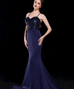 J'Adore Dresses - J12072 Sequined Sweetheart Mermaid Dress Formal Gowns