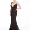J'Adore Dresses - J12082 Plunging V-Neck Open Back Mermaid Gown Formal Gowns