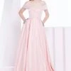 J'Adore Dresses - J14029 Embellished Off-Shoulder A-line Dress Formal Gowns 1 J'Adore Dresses - J14029 Embellished Off-Shoulder A-line Dress Formal Gowns