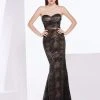 J'Adore Dresses - J14048 Sequin Embellished Strapless Mermaid Gown Formal Gowns