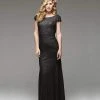 J'Adore Dresses - J3021 Sequined Bateau Trumpet Dress 2 J'Adore Dresses - J3021 Sequined Bateau Trumpet Dress