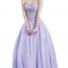 Formal Gowns J'Adore Dresses - J4035T Strapless Beaded Tulle Ballgown 2 Formal Gowns J'Adore Dresses - J4035T Strapless Beaded Tulle Ballgown