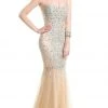 Formal Gowns J'Adore Dresses - J5055 Beaded Sweetheart Tulle Trumpet Dress