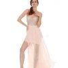 J'Adore Dresses - J6050 Beaded Illusion Overskirt High Slit Gown Formal Gowns