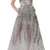 Janique - 17045 Embroidered Sweetheart A-line Dress Formal Gowns