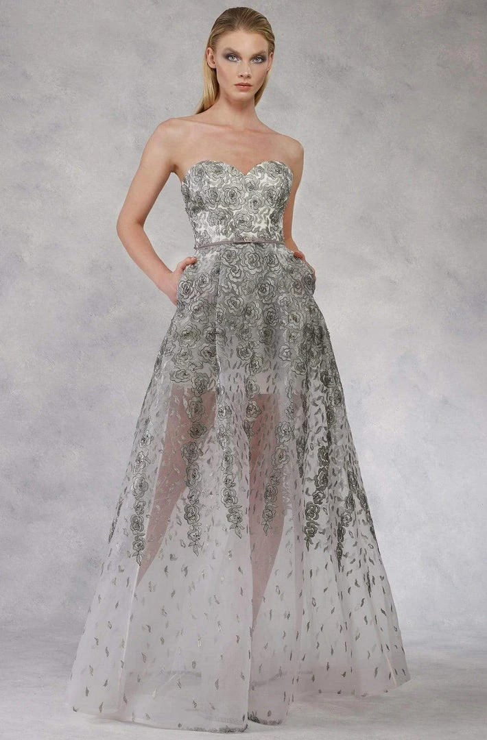 Janique - 17045 Embroidered Sweetheart A-line Dress Formal Gowns 7 Janique - 17045 Embroidered Sweetheart A-line Dress Formal Gowns