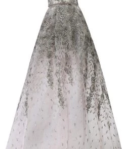 Janique - 17045 Embroidered Sweetheart A-line Dress Formal Gowns 11 Janique - 17045 Embroidered Sweetheart A-line Dress Formal Gowns