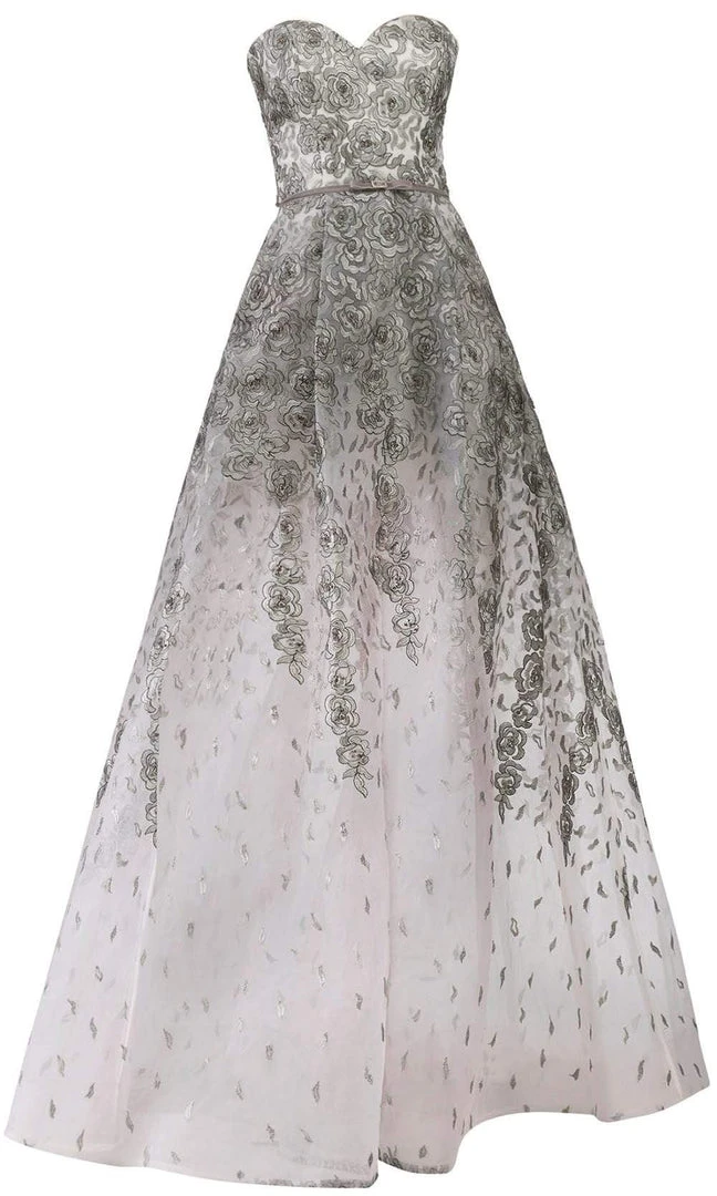 Janique - 17045 Embroidered Sweetheart A-line Dress Formal Gowns 5 Janique - 17045 Embroidered Sweetheart A-line Dress Formal Gowns