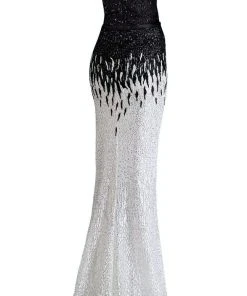 Janique - A18375 Draped Off Shoulder Mermaid Gown Formal Gowns 15 Janique - A18375 Draped Off Shoulder Mermaid Gown Formal Gowns