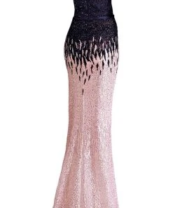 Janique - A18375 Draped Off Shoulder Mermaid Gown Formal Gowns 17 Janique - A18375 Draped Off Shoulder Mermaid Gown Formal Gowns