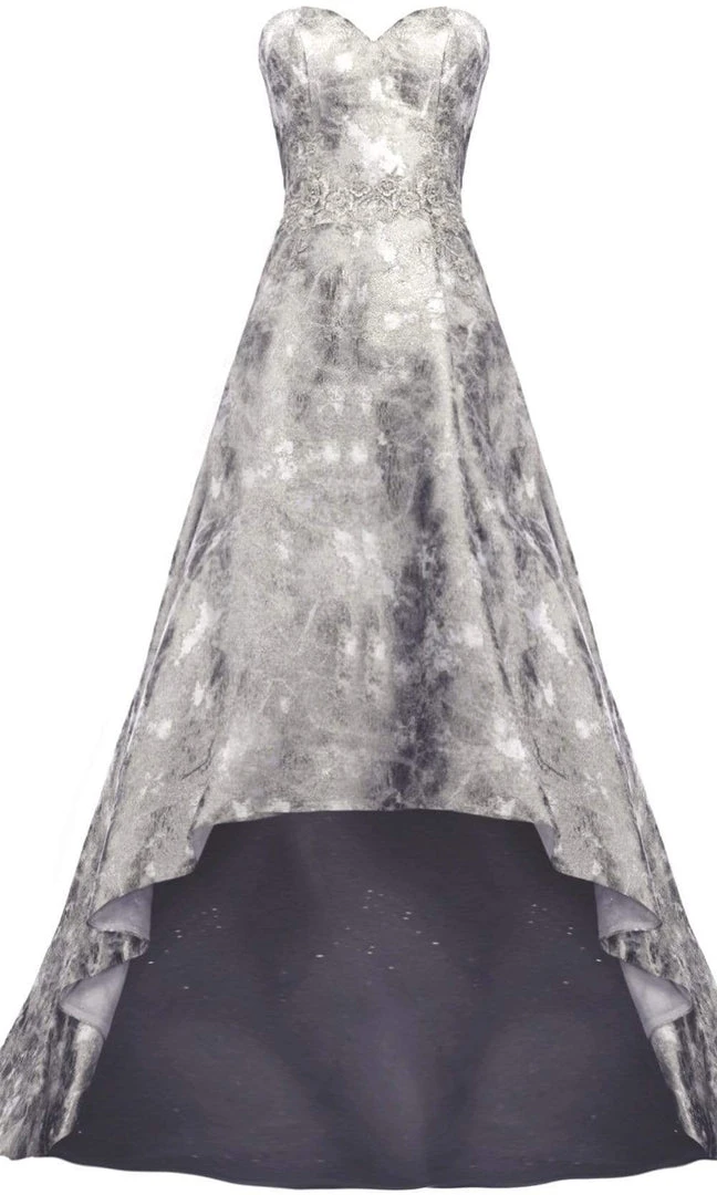 Formal Gowns Janique - Strapless Sweetheart Hi-Lo A Line Gown C1680 10 Formal Gowns Janique - Strapless Sweetheart Hi-Lo A Line Gown C1680