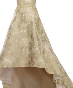 Formal Gowns Janique - Strapless Sweetheart Hi-Lo A Line Gown C1680 14 Formal Gowns Janique - Strapless Sweetheart Hi-Lo A Line Gown C1680