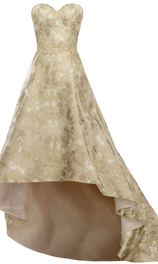 Formal Gowns Janique - Strapless Sweetheart Hi-Lo A Line Gown C1680 7 Formal Gowns Janique - Strapless Sweetheart Hi-Lo A Line Gown C1680