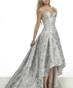 Formal Gowns Janique - Strapless Sweetheart Hi-Lo A Line Gown C1680