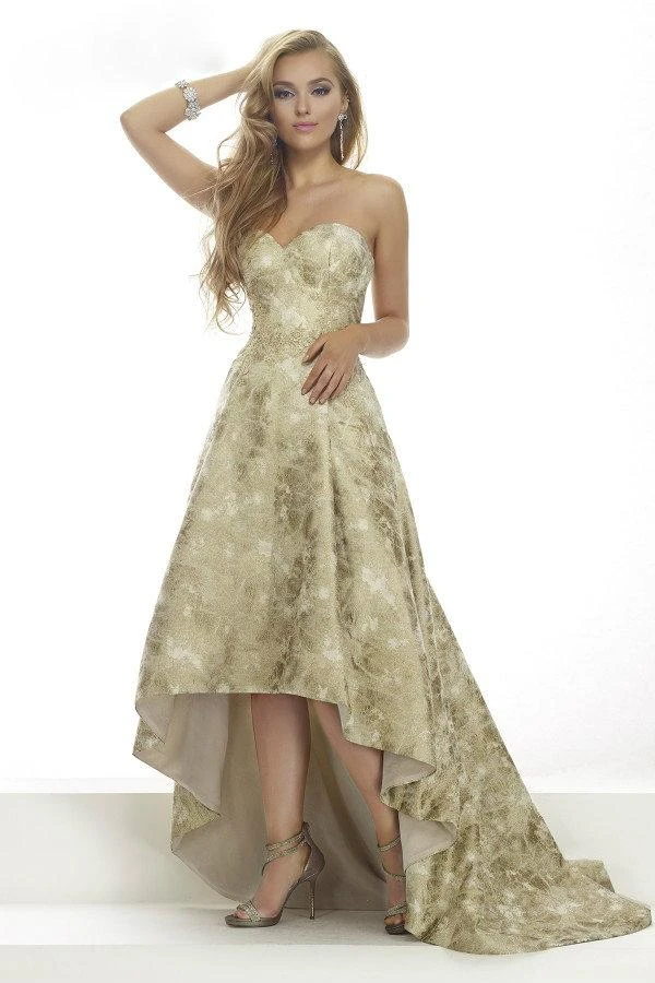 Formal Gowns Janique - Strapless Sweetheart Hi-Lo A Line Gown C1680 5 Formal Gowns Janique - Strapless Sweetheart Hi-Lo A Line Gown C1680
