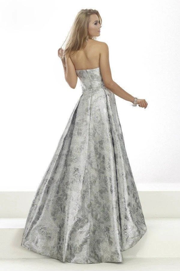 Formal Gowns Janique - Strapless Sweetheart Hi-Lo A Line Gown C1680 4 Formal Gowns Janique - Strapless Sweetheart Hi-Lo A Line Gown C1680