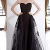 Formal Gowns Janique - W2188 Strapless Sweetheart Trumpet Dress With Overskirt