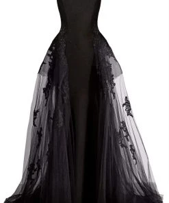 Formal Gowns Janique - W2188 Strapless Sweetheart Trumpet Dress With Overskirt