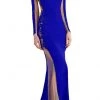 Janique - W2413 Sweetheart Long Sleeves Sheath Dress Formal Gowns 1 Janique - W2413 Sweetheart Long Sleeves Sheath Dress Formal Gowns