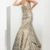 Jasz Couture - Strapless Leopard Mermaid Gown 5911 - 1 Pc Leopard In Size 0 Available Formal Gowns 2 Jasz Couture - Strapless Leopard Mermaid Gown 5911 - 1 Pc Leopard In Size 0 Available Formal Gowns