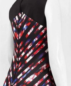 Jax - 1ZBJ93M Multi-Colored V Printed Dress 7 Jax - 1ZBJ93M Multi-Colored V Printed Dress