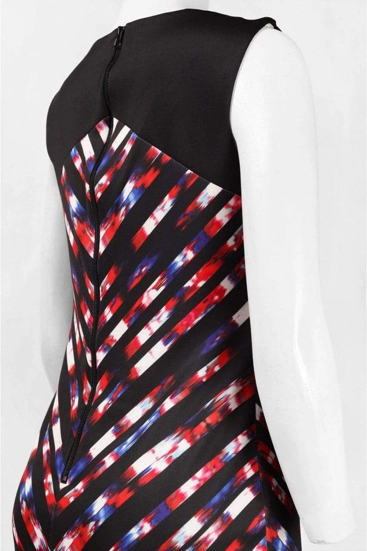 Jax - 1ZBJ93M Multi-Colored V Printed Dress 5 Jax - 1ZBJ93M Multi-Colored V Printed Dress