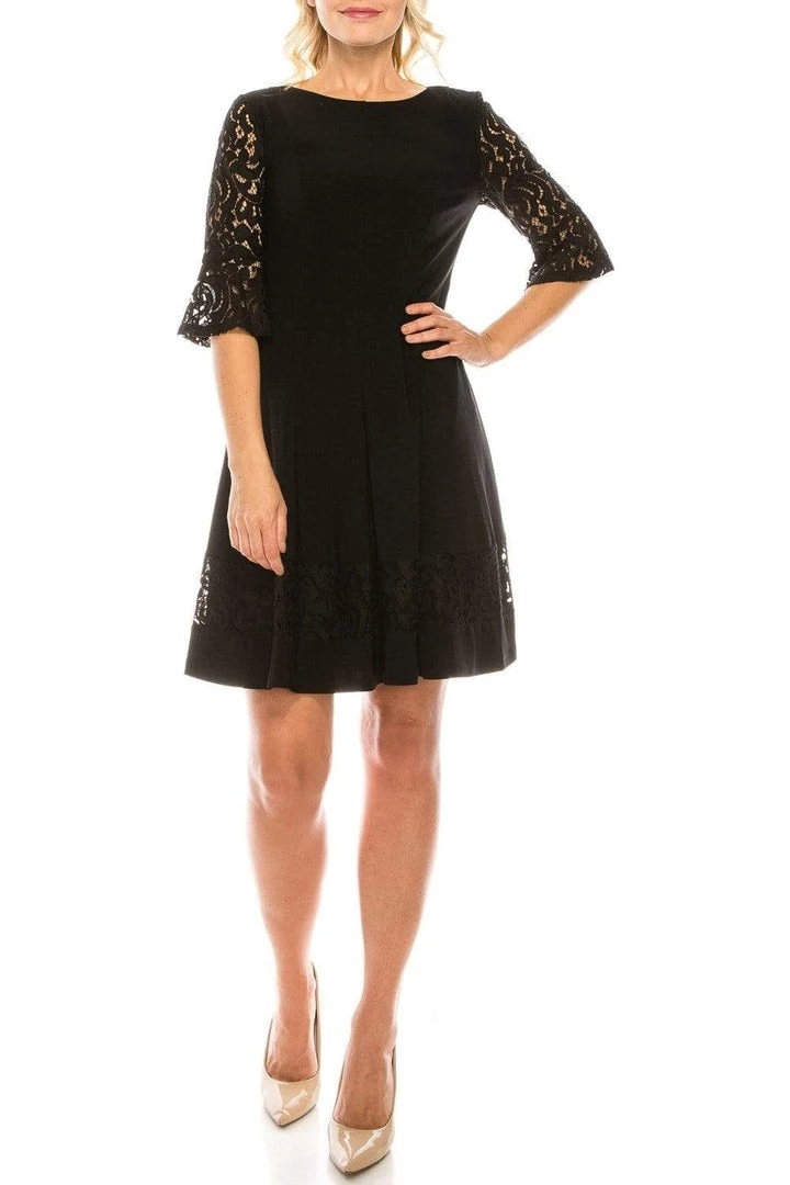 Jessica Howard - JH9M3024 Lace Embroidered Jersey A-Line Dress Cocktail Dresses 9 Jessica Howard - JH9M3024 Lace Embroidered Jersey A-Line Dress Cocktail Dresses