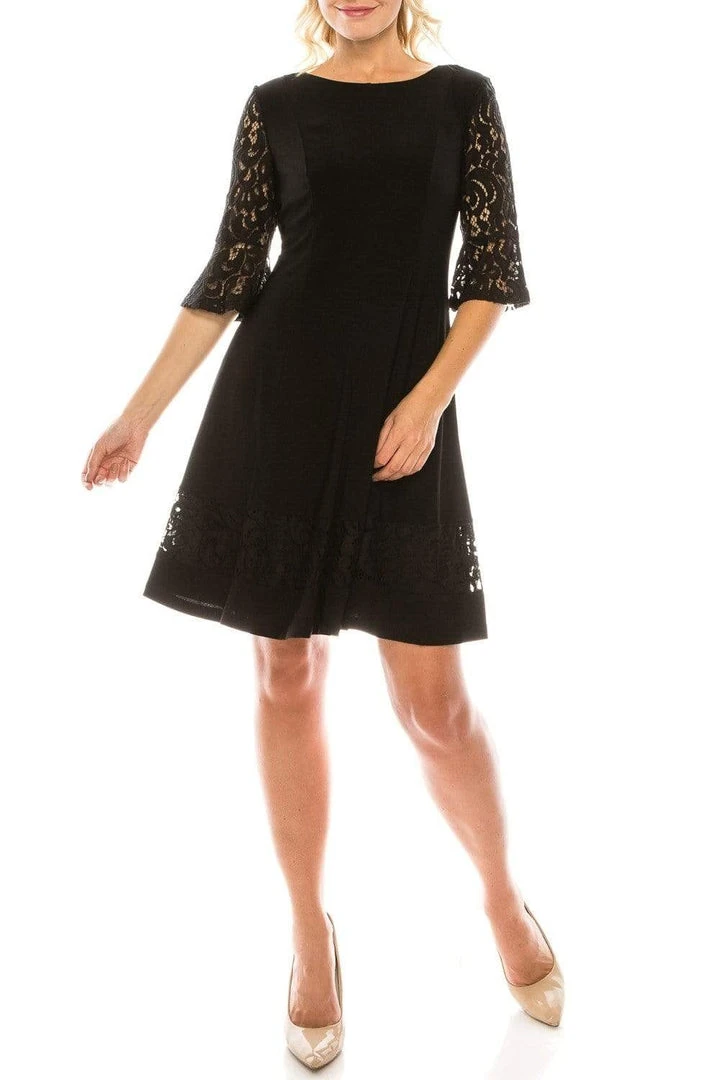 Jessica Howard - JH9M3024 Lace Embroidered Jersey A-Line Dress Cocktail Dresses 10 Jessica Howard - JH9M3024 Lace Embroidered Jersey A-Line Dress Cocktail Dresses