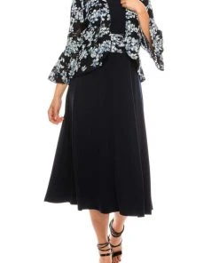 Jessica Howard - JH9M6759 Lace And Jersey A-line Dress With Jacket