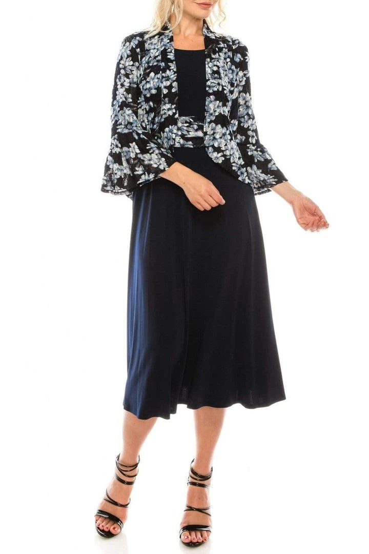 Jessica Howard - JH9M6759 Lace And Jersey A-line Dress With Jacket 5 Jessica Howard - JH9M6759 Lace And Jersey A-line Dress With Jacket