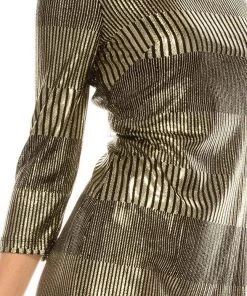 Jessica Howard -Short DressesBateau Metallic Sheath Dress Plus Size Dresses