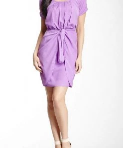 Jessica Simpson - JS3A4315 Ruched Wrap Skirt Dress Cocktail Dresses