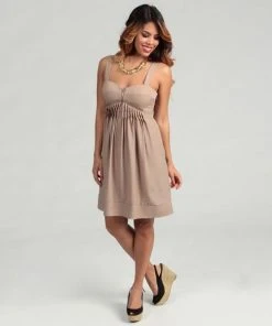 Jessica Simpson - Pleated Sweetheart Dress JS2A3668