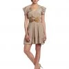 Jessica Simpson - Pleated V Neck Cocktail Dress JS2A1005 Cocktail Dresses