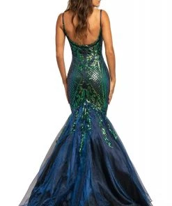 Formal Gowns Johnathan Kayne - 2018 Sequin Embellished Scoop Mermaid Gown 6 Formal Gowns Johnathan Kayne - 2018 Sequin Embellished Scoop Mermaid Gown