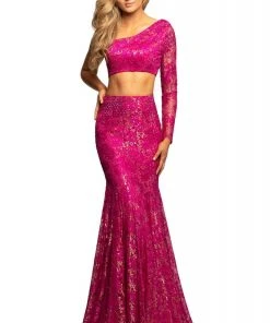 Formal Gowns Johnathan Kayne - 2039 Two Piece Asymmetrical Mermaid Dress 8 Formal Gowns Johnathan Kayne - 2039 Two Piece Asymmetrical Mermaid Dress