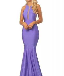 Formal Gowns Johnathan Kayne - 2061 Illusion Paneled Bodice Long Mermaid Gown